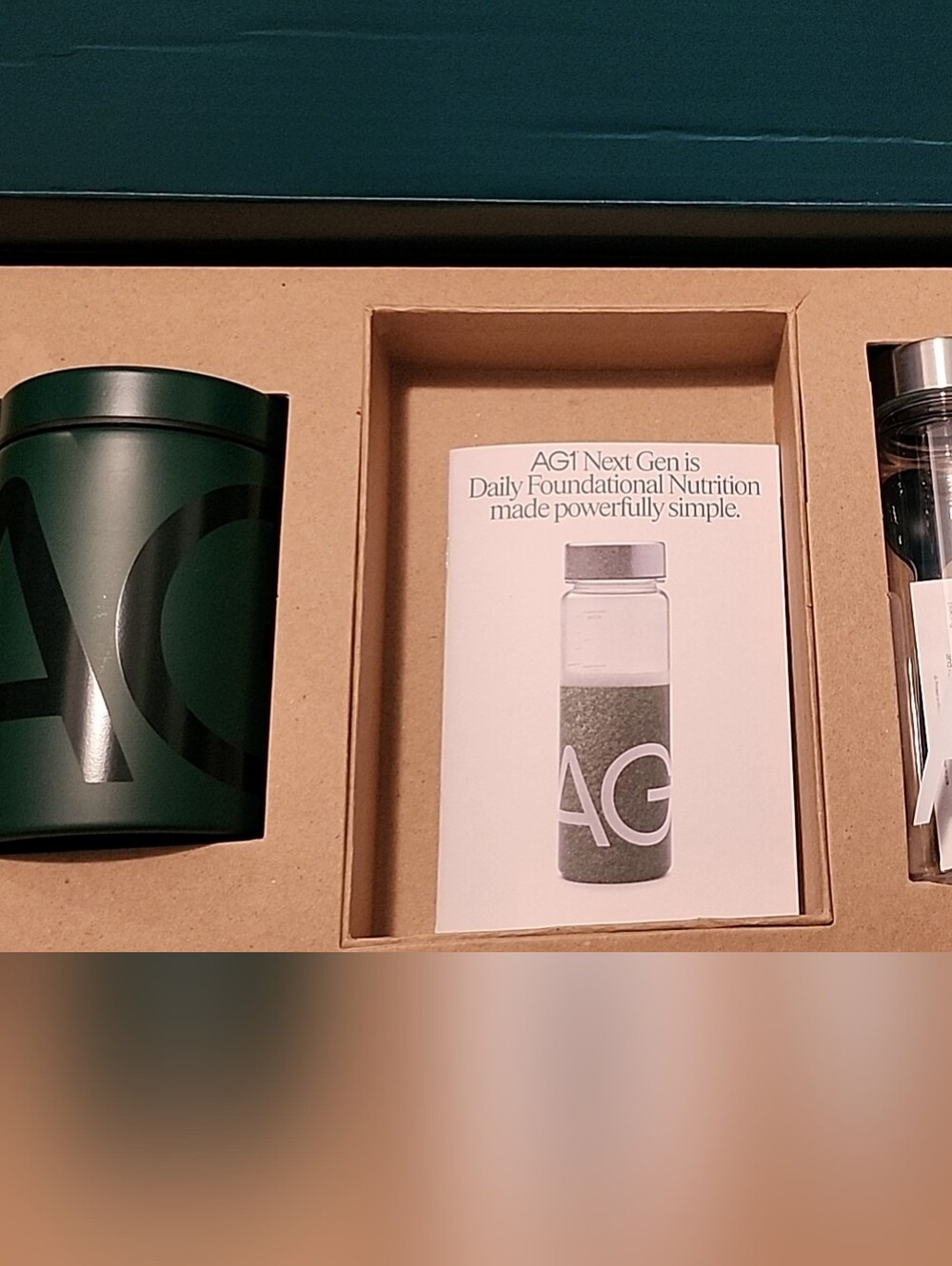 AG1 Canister, Shaker Bottle, SpponTravel Set 3 Items
